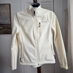 Rossignol women's softshell jacket in off-white size Small